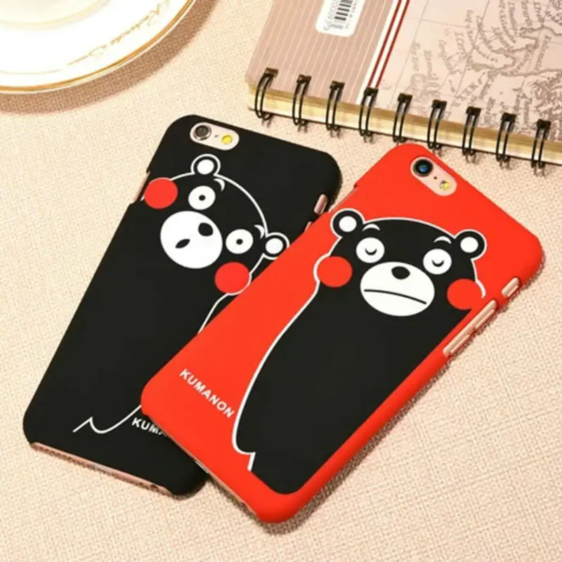 Чехол Kumamon с принтом для Apple iPhone 5, 5S, 6, 6 S, 7, 6 Plus, 7 Plus, чехол с 3D рисунком, стильная задняя крышка, чехол