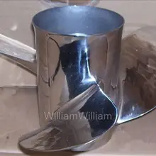 Пропеллер для подвесного мотора Tohatsu Yamaha 2 такта 60-75HP, 4 такта 90-115HP 15 дюймов нержавеющая сталь 13 3/4* 15-F