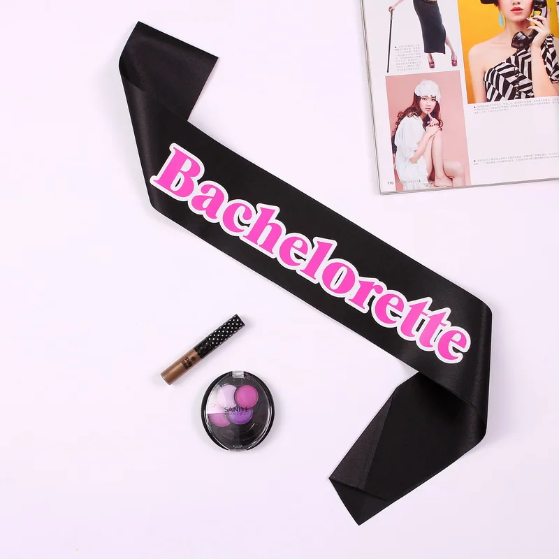 

Fashion wedding decorations bachelorette sash dress belts for women mariage decor favors and gifts hot girl hen party supplies