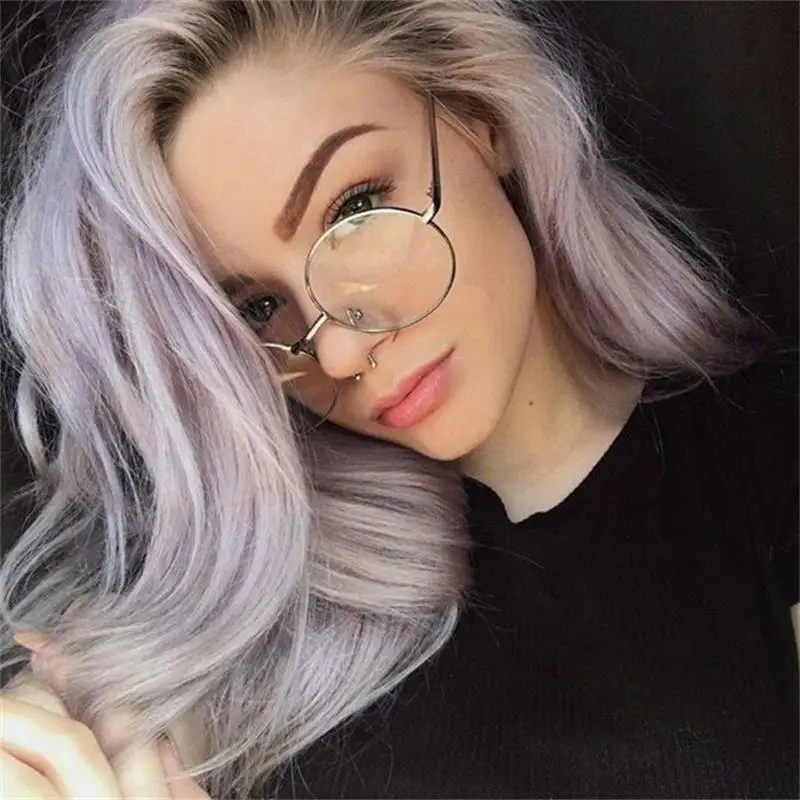 

Transparent Round Glasses Women Optical Frame Spectacles Glasses Retro Myopia Nerd Circle Glasses Men Metal Eyeglasses Frame
