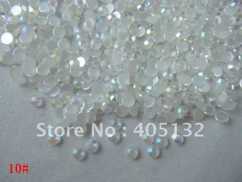 

NRR08-CRYSTAL Free Shipping 20000pcs/bag 2mm Crystal White AB Resin Rhinestone Nail Rhinestone with Facets Acrylic Rhinestone