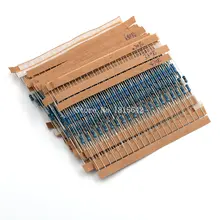 600 шт./лот 1/4W металлический пленочный Резистор Комплект 1% комплект резисторов в ассортименте 10 ohm-1M Ом набор сопротивлений 30 значений в каждом 20 шт