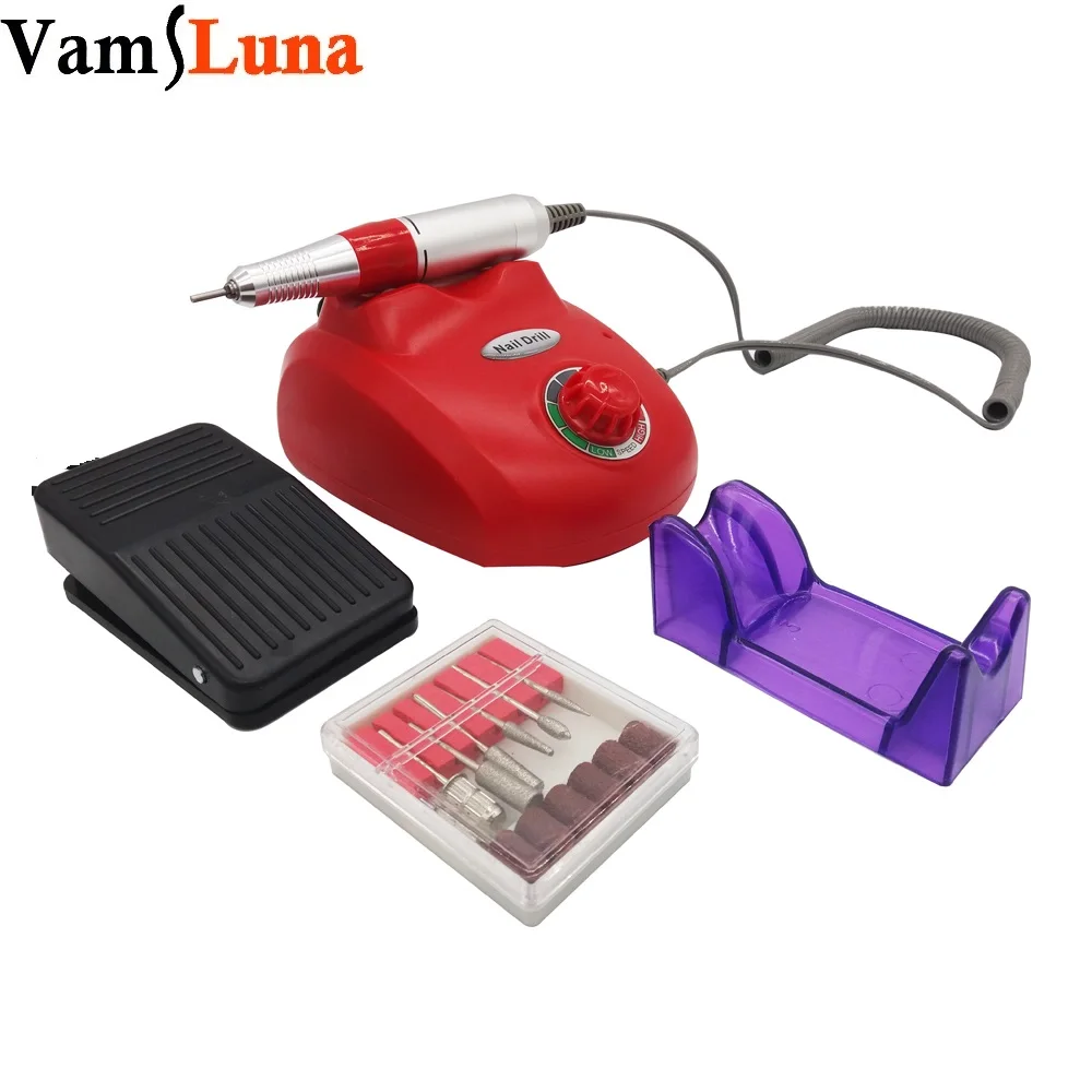 35000RPM Nail Polisher Tools Nail Art File Bits Manicure Kit 35000 RPM