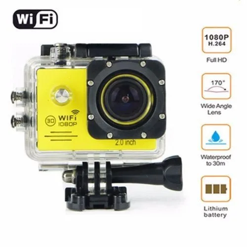 

WiFi New 12MP 1080P Full HD 2.0 Inch LCD Screen Sport DV Mini Camera Action Sports Helmet Cam Gopro style Mini Camcorder