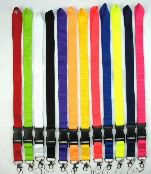 

Free Shipping 12color 1 pcs Removable Sport Clothing/ Car/Football/Soccer Mobile Phone Neck Straps Keys Camera ID Card Lanyard