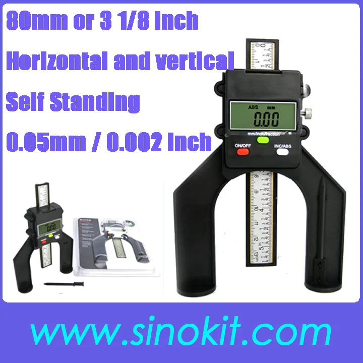 

Self Standing Trend Digital Router / Depth Gauge with Magnetic Feet and Flat back TFM-130