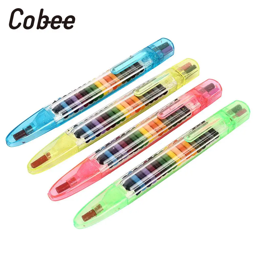 

Crayon 20 Colors Paint Brush Gifts Painting Pens Detachable Crayons Colouring Drawing Pencils Set Wholesale