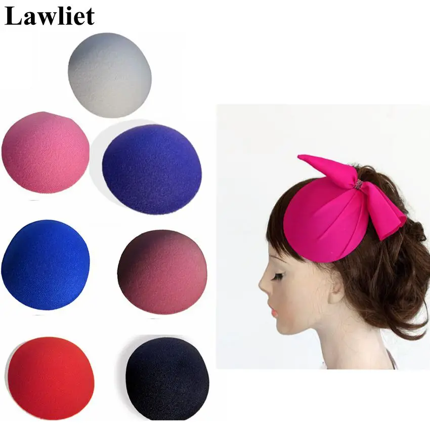 

7/lot Circle Round Millinery Mini Hat Base Fascinator Headpieces Base DIY Craft Hat Party Wedding Hair Accessories 11cm B006