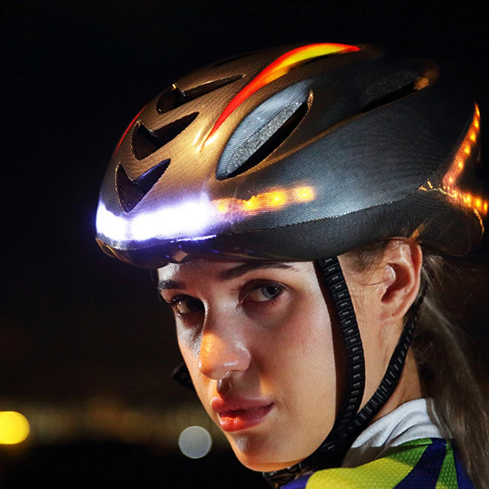 

Wireless Remote Waterproof Adjustable Bike Helmet Accessory Cycling Mountain USB Charging Light Design Detachable Smart Unisex