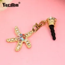 Универсальный 3,5 мм Diamond пыли разъем Аксессуары для мобильных телефонов наушники Enchufe дель Полво вилки iPhone samsung huawei sony LG