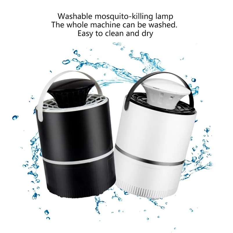 Washable Mosquito Killer Light 5W USB Mosquito Repeller Smart Optically Controlled Insect Killing Lamp Luminaria 40MR1104