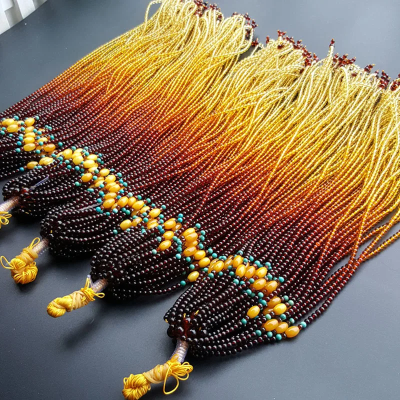 3mm amber necklace (9)