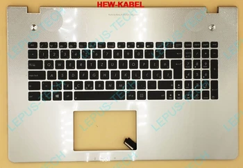 

WB SV Slovenian Keyboard Backlight For ASUS N76 N76V N76VB N76VJ N76VM N76VZ Top Cover Upper Case Palmrest 90R-NAL1K3R00Y Silver