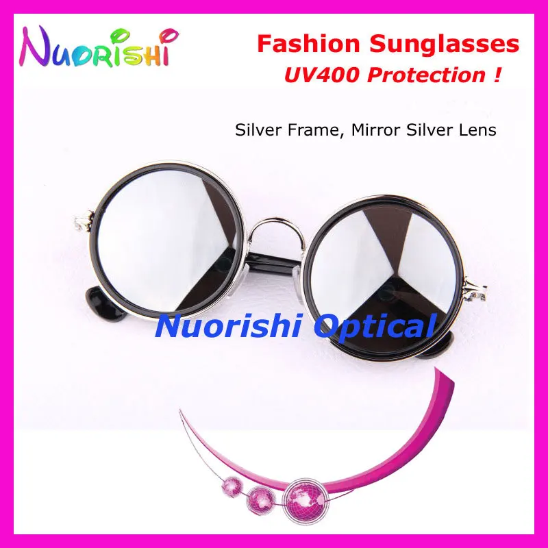 1315 модные Винтаж солнцезащитные очки круглой формы с UV400 защиты солнцезащитные очки в стиле ретро