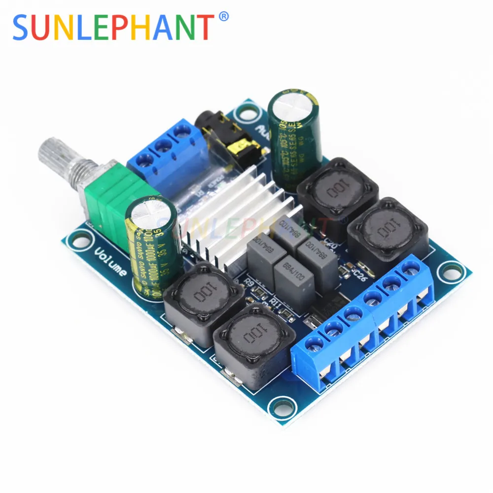 50 Вт x 2 TPA3116D2 двухканальный DC 4 5 27 в цифровой мощный аудио музыкальный динамик