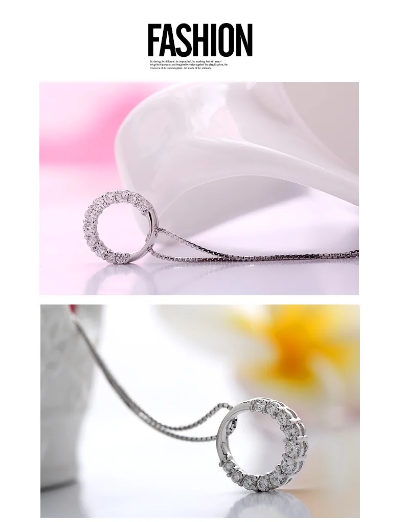 KingDeng серебряное 925 ожерелье роскошный циркон для женщин модное ювелирное изделие побрякушка с кристаллами в стиле Харадзюку чокер на День святого Валентина