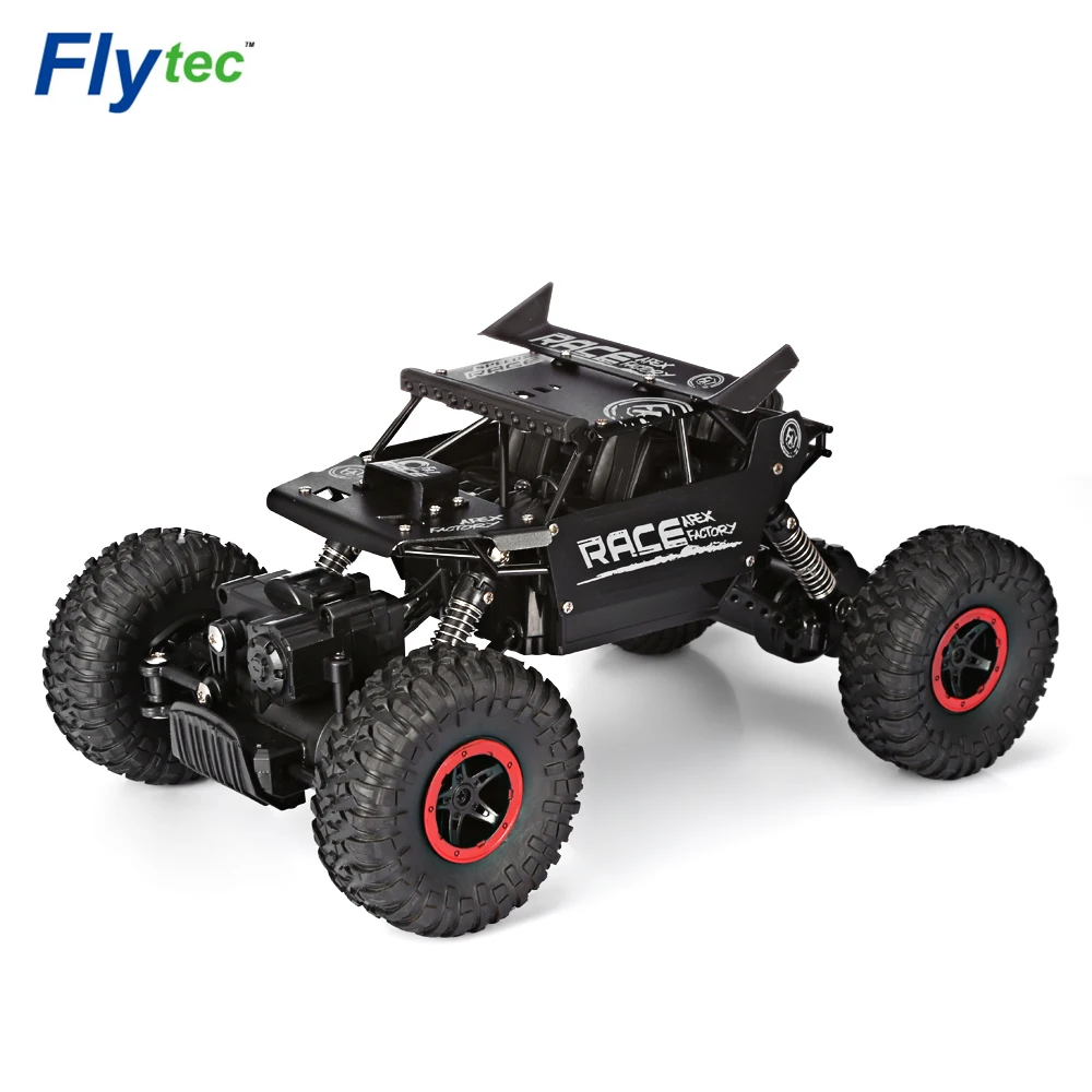 Flytec RC Car toy 9118 118 Alloy 2.4G 4WD High Speed Climbing Rock Car