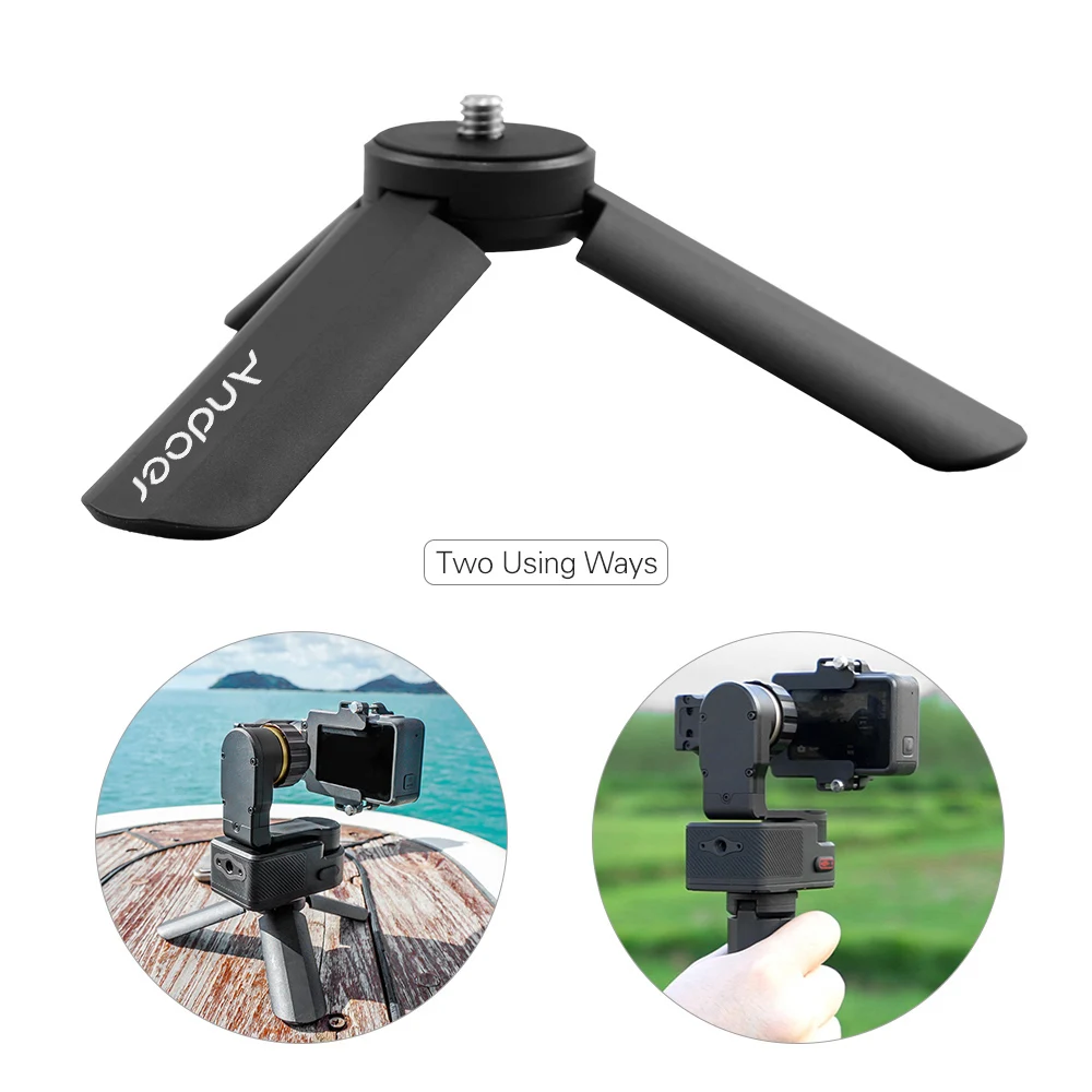 Andoer Portable Foldable Camera Bracket Mini Gimbal Tripod for FeiyuTech WG2 G5 SPG Series Vimble c SUMMON WG WGS G4S G4