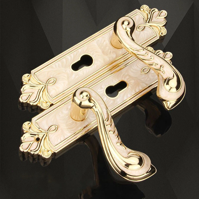  Zinc Alloy Personal Protection Home Lock Silent Solid Security Lock Door Latch Living Room Bedroom  - 33031680897