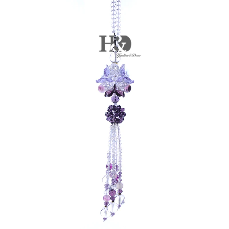 

2016 New Suncatcher Crystal Cluster Home Decor Patio Garden Car Wedding Favors 12 Inch