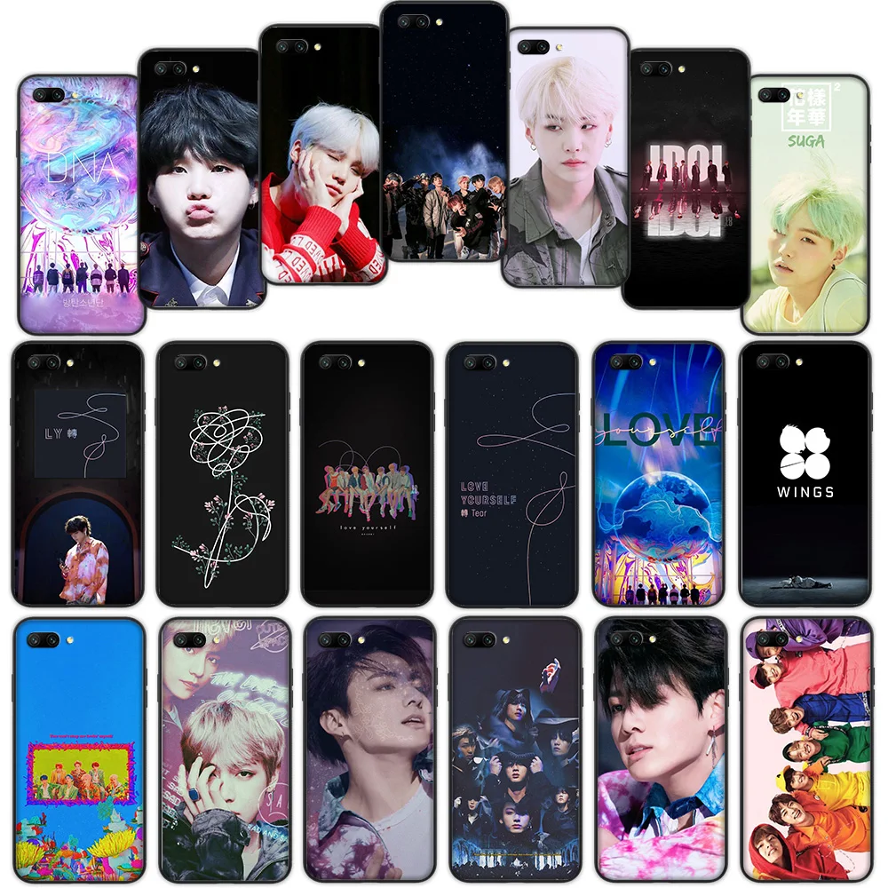 

Korean Boys Love Yourself Soft Cover Case for Huawei P9 P8 Lite Mate 10 20 Lite Pro