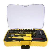 62 in 1 Precision Screwdriver Set Mobile Phone Repair Tool Kit Interchangeable Manual Tool Set for