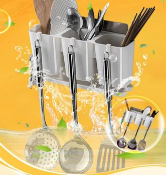 

Multi-function Suction Cup Chopsticks Spoon Cooking Tools Kitchen Storage Holders Rack Kitchen Organizer and Storage Drain Racks