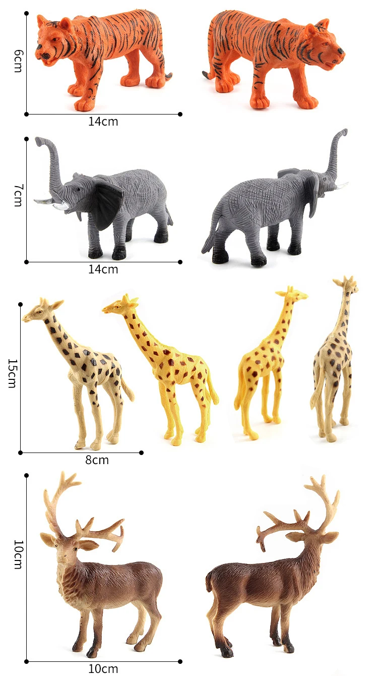1 упаковка пластиковых животных модель Мини ферма земля животные развивающие модели игрушки для детей Подарки