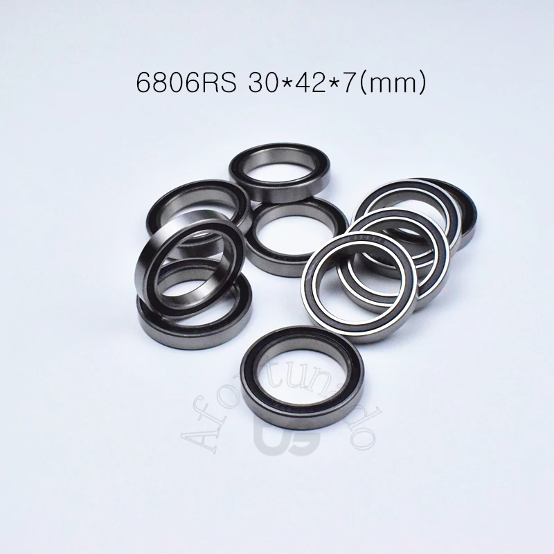 Подшипник 6806RS 30*42*7 (мм) 1 шт. фотоподшипник герметичный подшипник из резины с