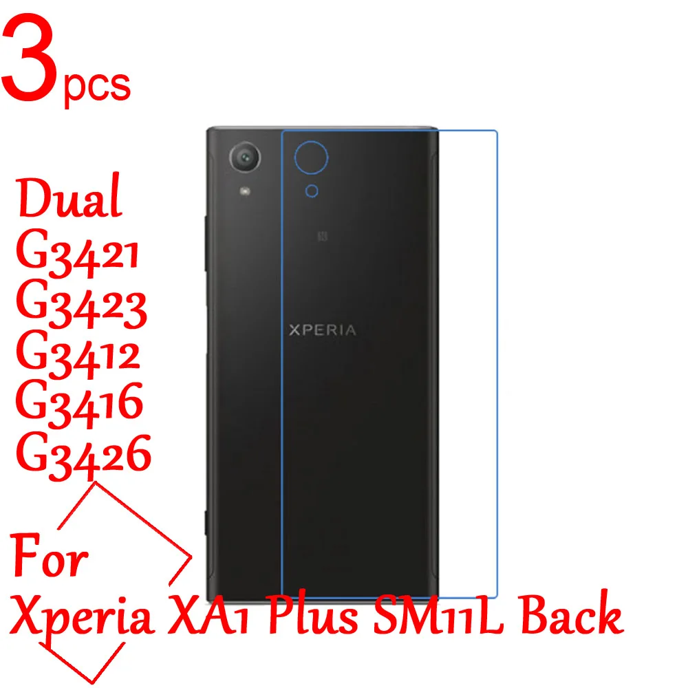 

3pcs Ultra Clear/Matte/Nano anti-Explosion LCD Screen Protector film Cover for Sony Xperia XA1 PLUS SM11L G3421 G3412 Back Film