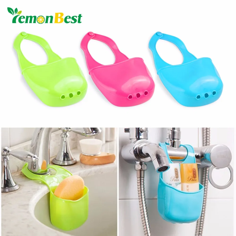 

LemonBest Kitchen Sink Shelf Rack Faucet Basket Storage Rack Kitchen Storage Sponge Holder Bathroom Kitchen Accessories