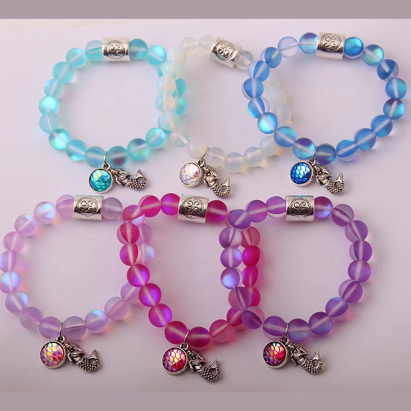 Nuevo diseño de Pulseras de Moda hechas de 10mm, cristal Vintage, pulsera de sirena de escamas de pescado|bracelet designer|bracelet fashiondesigner bracelet - AliExpress