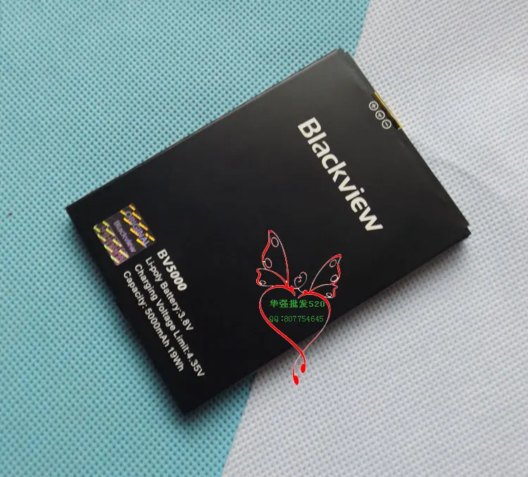 

Genuine Blackview BV5000 Battery Original BLACKVIEW BV5000 Mobile Phone Battery 5000mAh
