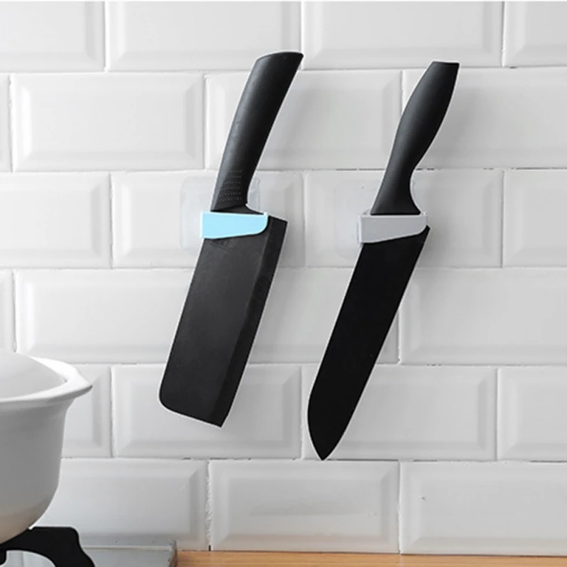 

Free Punch Wall Hanging Knife Holder Knife Kitchen Tool Holder Inserting Knife Shelf Storage Rack Knife Shelf Phone Holder