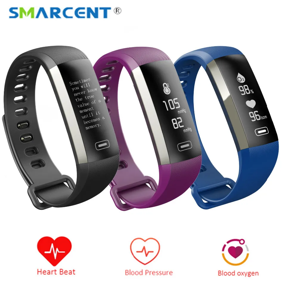 

R5PRO Smart Band Watch Heart Rate Blood Pressure Oxygen Monitor Sport Bracelet Wristband For iOS Android pk Bracelet
