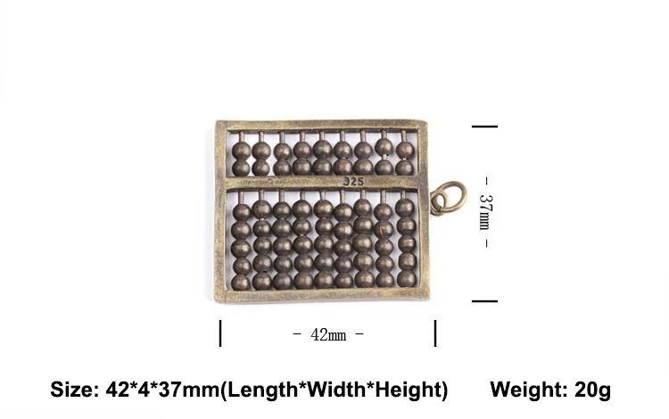  Chinese Abacus Keychain Pendants (8)