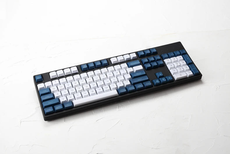 dsa pbt top Printed legends white blue Keycaps Laser Etched gh60 poker2 xd64 87 104 xd75 xd96 xd84