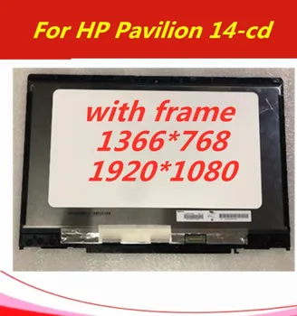 

14.0" Laptop LCD Screen Touch Digitizer Assembly for HP Pavilion X360 14-cd0001nx FHD 1920X1080 HD 1366*768 Panel Replacement