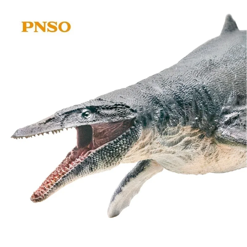 PNSO Mosasaurus 1:35, научная художественная модель с Выставочной подставкой, музейные Классические игрушки динозавров для мальчиков, модель животного, длина 40 см