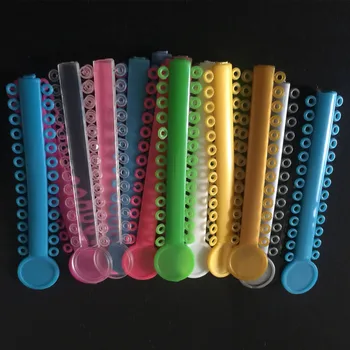 

2Packs (40 Pcs / Pack) Dental Orthodontic Materials Ligature Ties Colorful Rubber Band Elastic Dentist Products