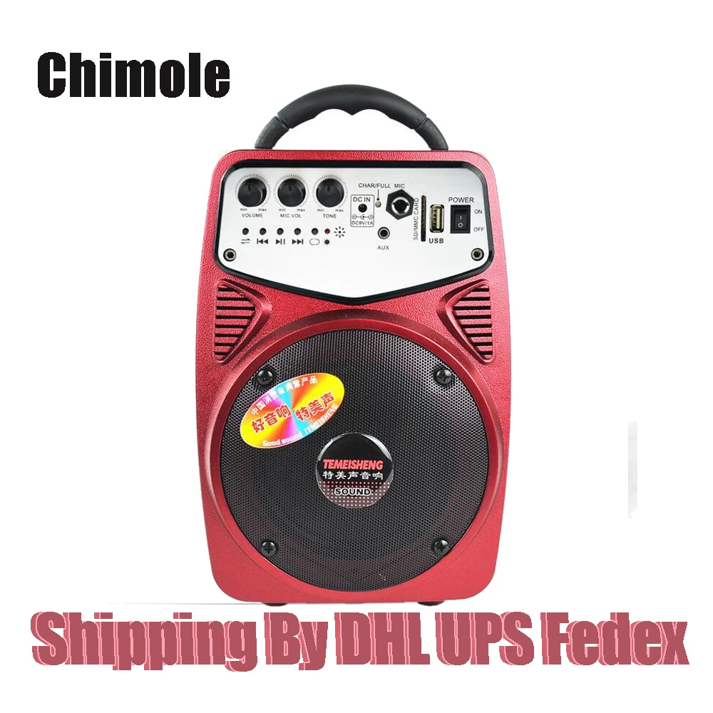 Portable Outdoor Max Power 60W Bluetooth Speaker Support TF Card USB