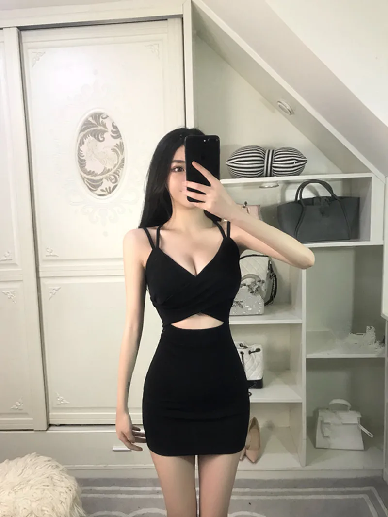 

C1682 new 2019 summer women fashion trend style simple and elegant temperament lady sexy wrap hip dress cheap wholesale