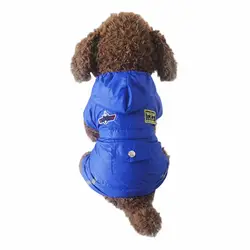 Pet дождевик Плащи для собак куртка с капюшоном Одежда для собак герой Стиль щенок с капюшоном Плащи Pet Водонепроницаемый малого и большой