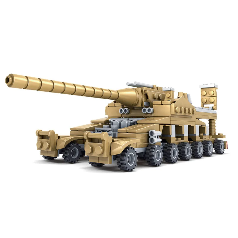 K Model Compatible with Lego K84031 544pcs Military Tank Models Building Kits Blocks Toys Hobby Hobbies For Boys Girls