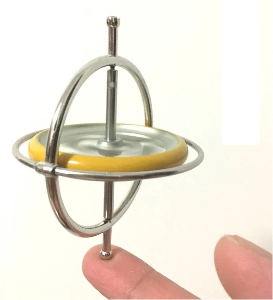 Metal Gyroscope Spinner Gyro Science Educational Learning Balance Toy DD 