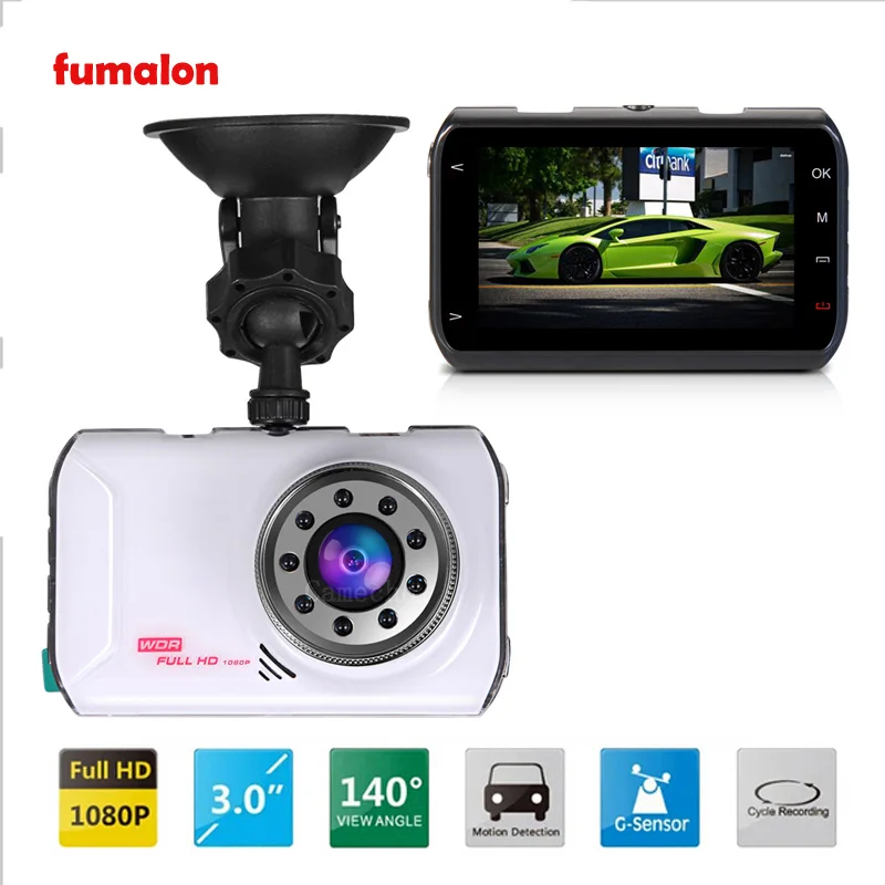 100% оригинал Novatek 96223 Автомобильный видеорегистратор FH05 Dashcam Full HD 1080P видео