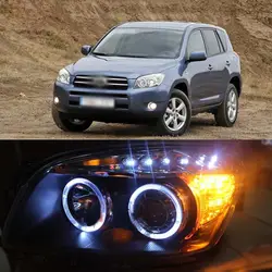 Ownsun Новый Глаз Дракона LED DRL ангел объектив проектора фара для Toyota RAV4 08-11