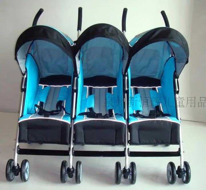 baby stroller for three