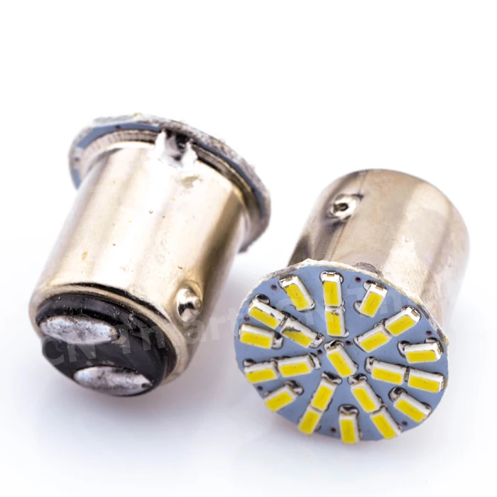 22 LED SMD 1157 BAY15D Car Auto Tail Side Indicator Lights Parking Lamp