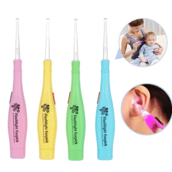 

LED Flashlight Light Ear Pick Wax Remover Cleaner Curette Safe Ear Cleaning Tool
